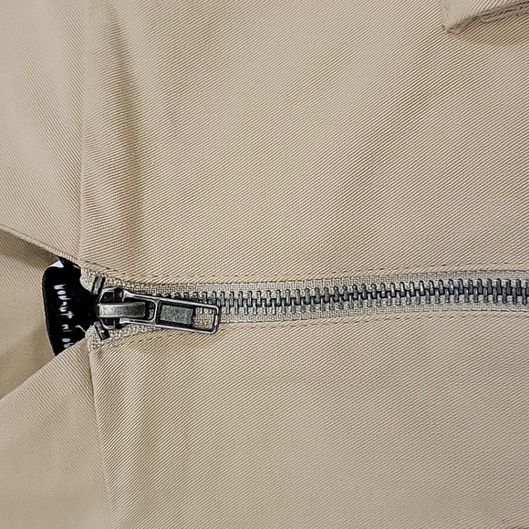 ASOS Zip Front Cargo/Utility Kahki Colored Skirt 100% Cotton Size 20 - Picture 5 of 9